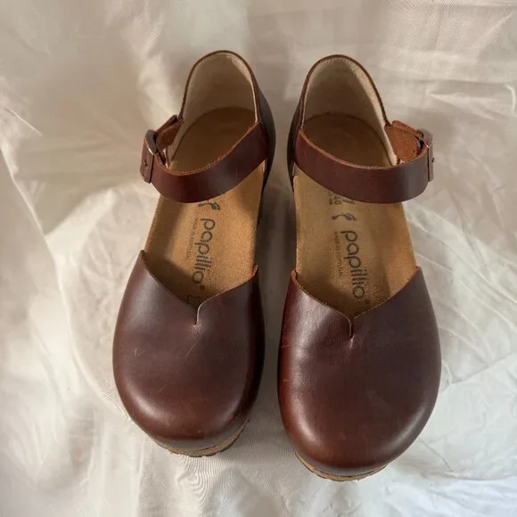 Birkenstock Heel Clog Papillio, Mary Jane Wedge, Size 37, dark brown - Picture 6 of 7